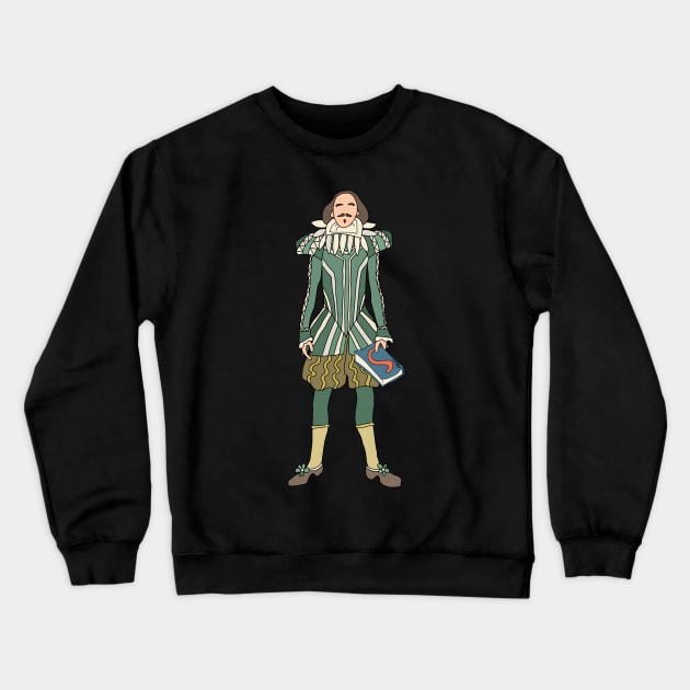 Shakespeare Crewneck Sweatshirt by notsniwart